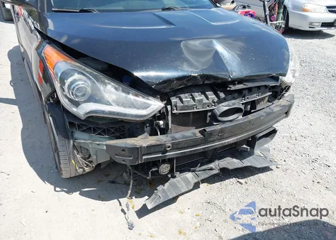 2014 Hyundai Veloster Turbo W/Black z USA, uszkodzony, nr VIN KMHTC6AE9EU194332